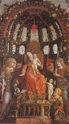 Andrea Mantegna Virgin and Child Surrounded by Six Saints and Gianfrancesco II Gonzaga (mk05) Spain oil painting artist
